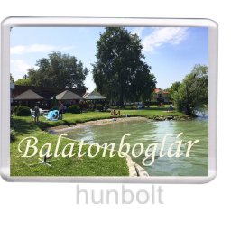Balatonboglár Strand hűtőmágnes (műanyag keretes)