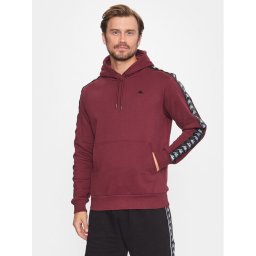 Kappa Pulóver 312009 Bordó Regular Fit