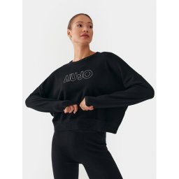 Liu Jo Sweater TF3134 MA63M Fekete Regular Fit