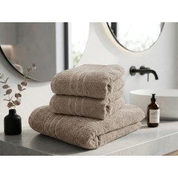 Classic törölköző 50 x 100 cm bézs, 100% pamut