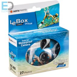 AGFA LeBox Ocean 400-27 NEW Vízalatti eldobható, egyszer használatos fényképezõgép