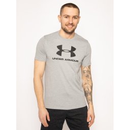 Under Armour Póló Ua Sportstyle Logo 1329590 Szürke Regular Fit