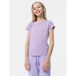 4F Póló 4FJAW23TTSHF0816 Lila Regular Fit