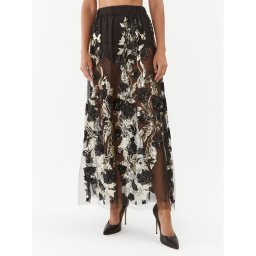 Silvian Heach Maxi szoknya GPA23304GO Fekete Regular Fit