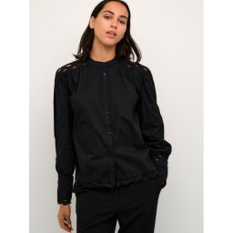 Karen by Simonsen Blúz Kuellakb 10104688 Fekete Regular Fit