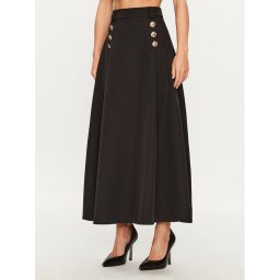Maryley Maxi szoknya 23IB702/41BK Fekete Regular Fit
