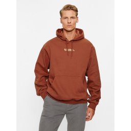 Vans Pulóver Lowered Loose Po VN0008J5 Bordó Loose Fit