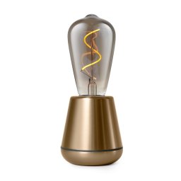 LED lámpa , asztali , hordozható , prémium, E27 , PET , arany , IP65 , HUMBLE