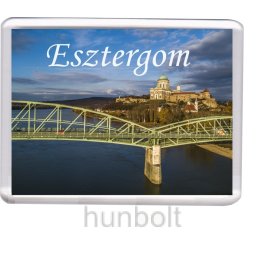 Esztergom -Mária Valéria híd hűtőmágnes (műanyag keretes)