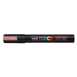 UNI Dekormarker, 1,8-2,5 mm, UNI "Posca PC-5M", metálpiros