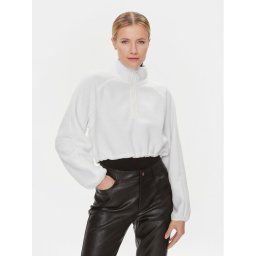 Calvin Klein Performance Polár kabát 00GWF3W327 Fehér Relaxed Fit