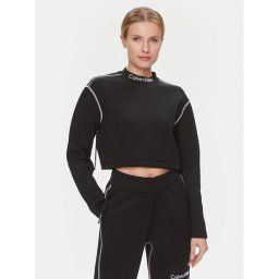 Calvin Klein Performance Technikai pulóver 00GWF3W326 Fekete Relaxed Fit