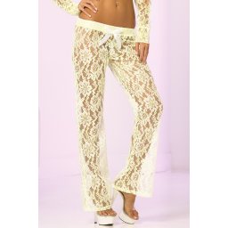 Pink Lipstick Luxurious Lace Lounge Pants csipkés szexi nadrág