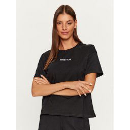 United Colors Of Benetton Pizsama felső 30963M04R Fekete Regular Fit
