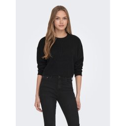 ONLY Sweater Malavi 15284453 Fekete Regular Fit