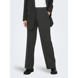 ONLY Szövet nadrág 15304267 Szürke Straight Fit