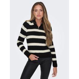 ONLY Sweater 15268818 Fekete Regular Fit