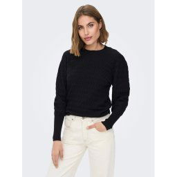ONLY Sweater 15264797 Fekete Regular Fit