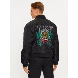 Just Cavalli Bomber dzseki 75OASD05 Fekete Regular Fit