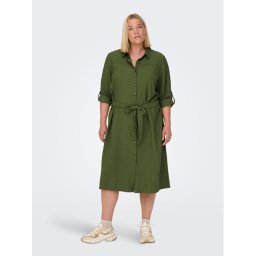 ONLY Carmakoma Ing ruha 15285282 Zöld Regular Fit