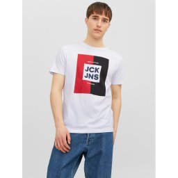 Jack&Jones Póló 12235179 Fehér Regular Fit