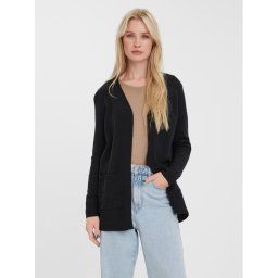Vero Moda Kardigán 10269434 Fekete Regular Fit