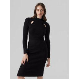 Vero Moda Sweater 10290675 Fekete Slim Fit
