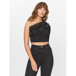 ONLY Blúz 15306966 Fekete Regular Fit