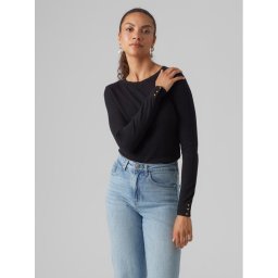 Vero Moda Sweater 10291147 Fekete Regular Fit