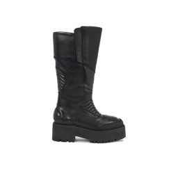Tommy Jeans Csizma Tjw Long Shaft Biker EN0EN02376 Fekete