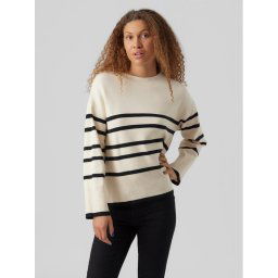 Vero Moda Sweater 10278319 Bézs Regular Fit