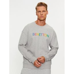 United Colors Of Benetton Pulóver 3J68U100F Szürke Regular Fit