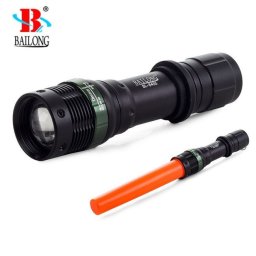 BAILONG taktikai zseblámpa ZOOM CREE XML-T6 BL-8455