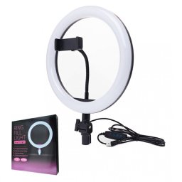 LED körfény mini állvánnyal és flexibilis telefontartóval