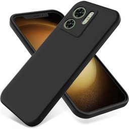 RUBBER Motorola Edge 40 fekete védőburkolat