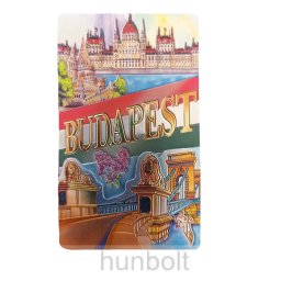 Budapest 3D hűtőmágnes 10 x 6 cm