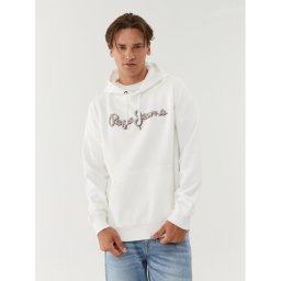 Pepe Jeans Pulóver Ryan Hoodie PM582328 Fehér Regular Fit