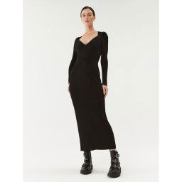 Boss Kötött ruha Famelina 50493914 Fekete Slim Fit