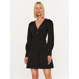 Morgan Kötött ruha 232-RMYRTIL Fekete Slim Fit
