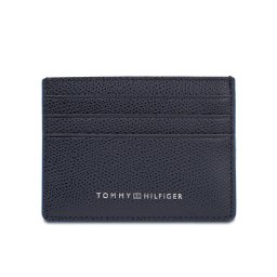 Tommy Hilfiger Bankkártya tartó Th Struc Leather Cc Holder AM0AM11606 Sötétkék