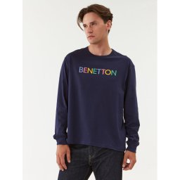 United Colors Of Benetton Hosszú ujjú 3I1XU1034 Sötétkék Regular Fit