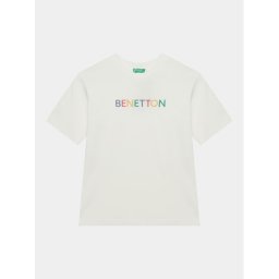 United Colors Of Benetton Póló 3BL0C10DY Fehér Regular Fit