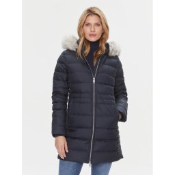 Tommy Hilfiger Pehelykabát Tyra WW0WW39747 Sötétkék Regular Fit