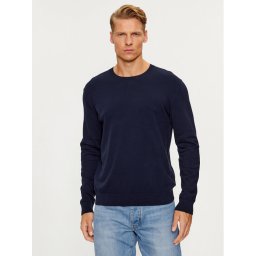 United Colors Of Benetton Sweater 10CVU1N60 Sötétkék Regular Fit