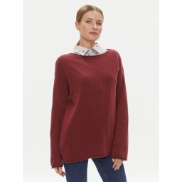 Tommy Hilfiger Sweater WW0WW39890 Piros Relaxed Fit