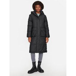 ONLY Pehelykabát 15299137 Fekete Relaxed Fit