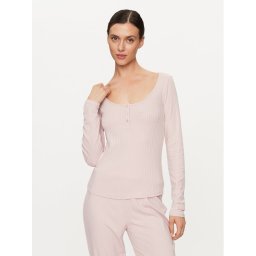 Guess Blúz O3BP01 KBXB2 Rózsaszín Slim Fit