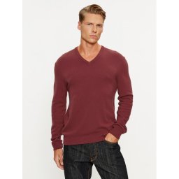 United Colors Of Benetton Sweater 1002U4407 Bordó Regular Fit