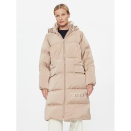 Tommy Hilfiger Pehelykabát Sateen WW0WW40834 Bézs Regular Fit