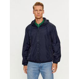 United Colors Of Benetton Átmeneti kabát 2VDWUN02P Sötétkék Regular Fit